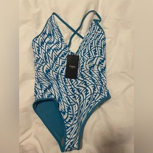 Fendi print swimsuit